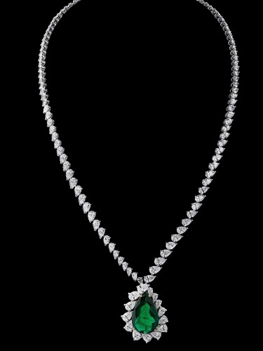 Gilan Collier Diamond Emerald