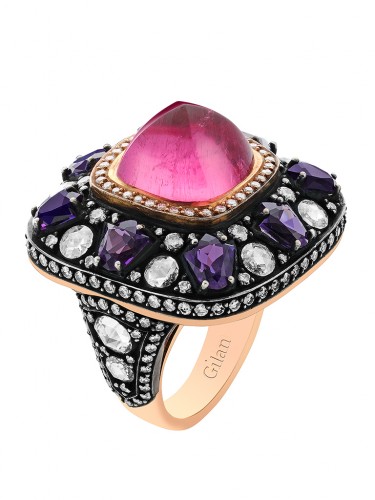 Gilan Bague Rubelite