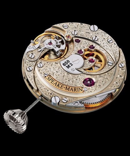 Speake Marin Movement Engraved  